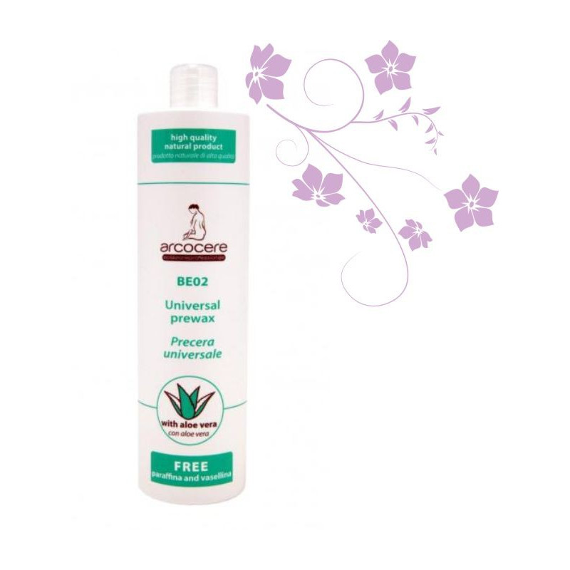 Preddepilačný roztok s aloe vera Arcocere 500ml Preddepilačný roztok s aloe vera Arcocere 500ml
