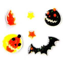 Halloween nalepky na nehty