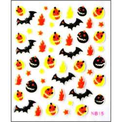Halloween nalepky na nehty