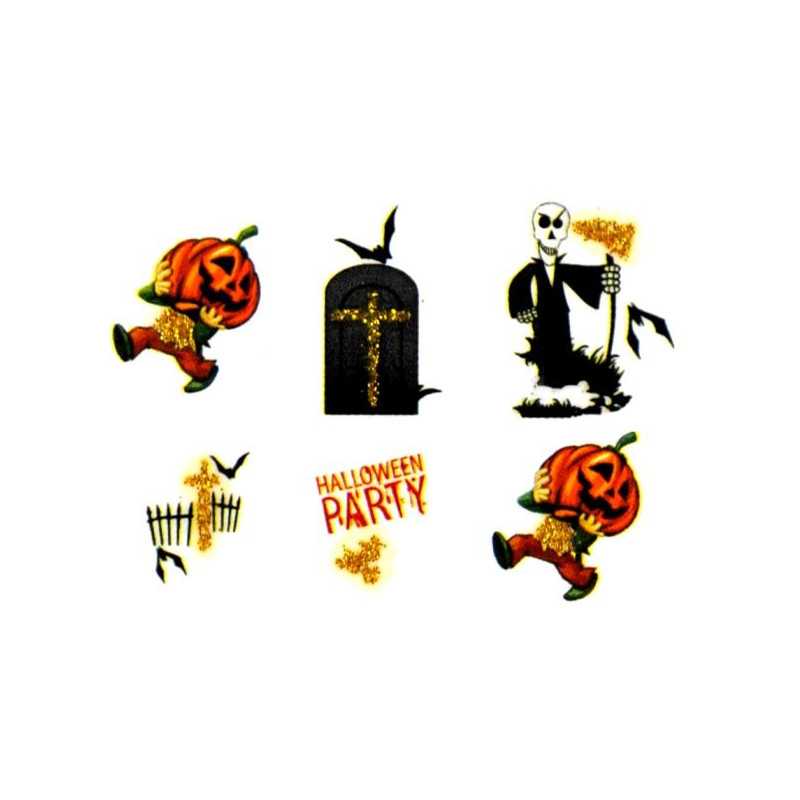 Halloween nalepky na nehty