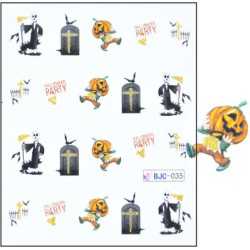 Halloween nalepky na nehty