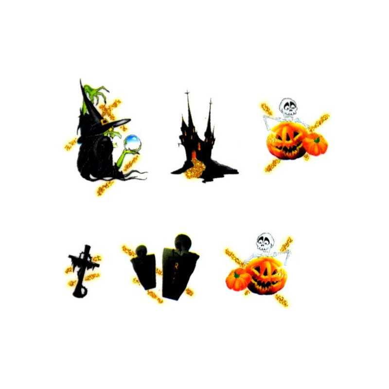 Halloween nalepky na nehty