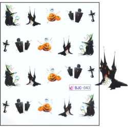 Halloween nalepky na nehty