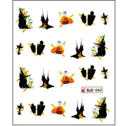 Halloween nalepky na nehty