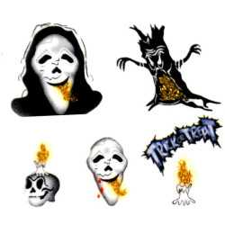 Halloween nalepky na nehty