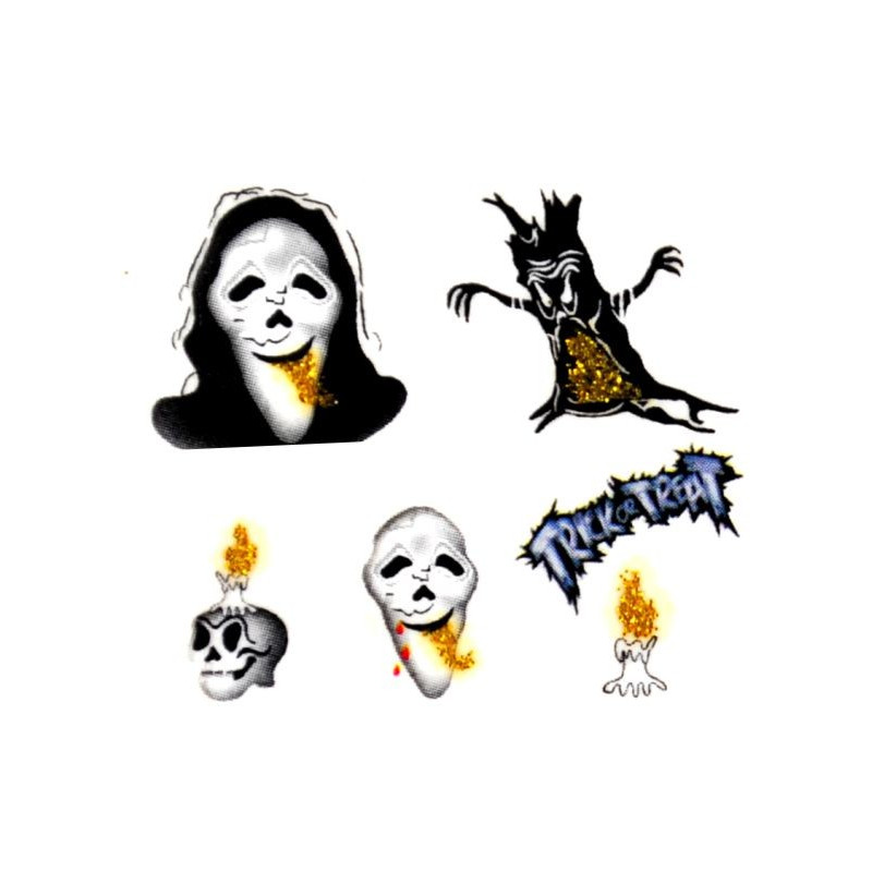 Halloween nalepky na nehty Halloween nalepky na nehty