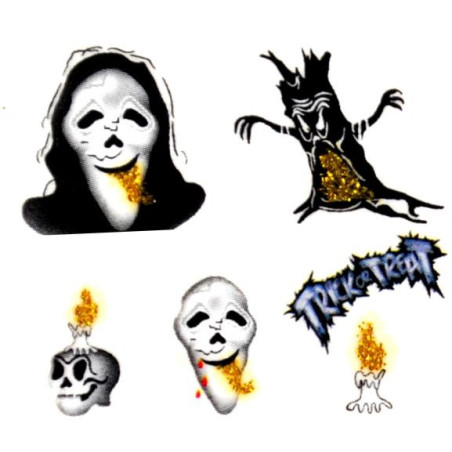 Halloween nalepky na nehty