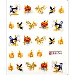 Halloween nalepky na nehty
