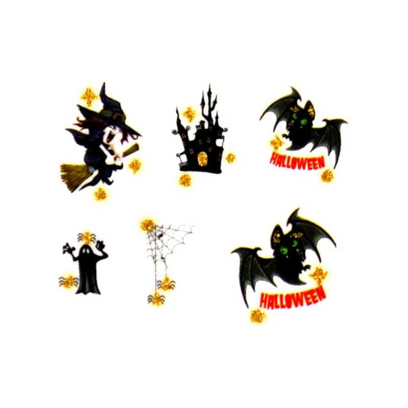 Halloween nalepky na nehty