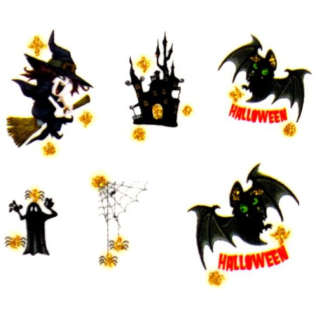 Halloween nalepky na nehty