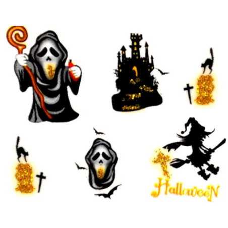 Halloween nalepky na nehty
