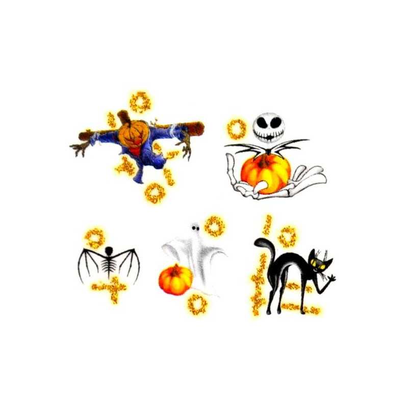 Halloween nalepky na nehty