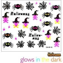 Halloween nalepky na nehty