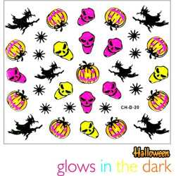 Halloween nalepky na nehty