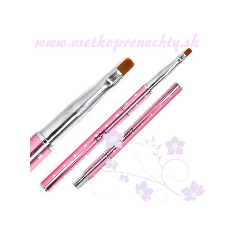 Štetec na gél Galaxy Rose nr.2