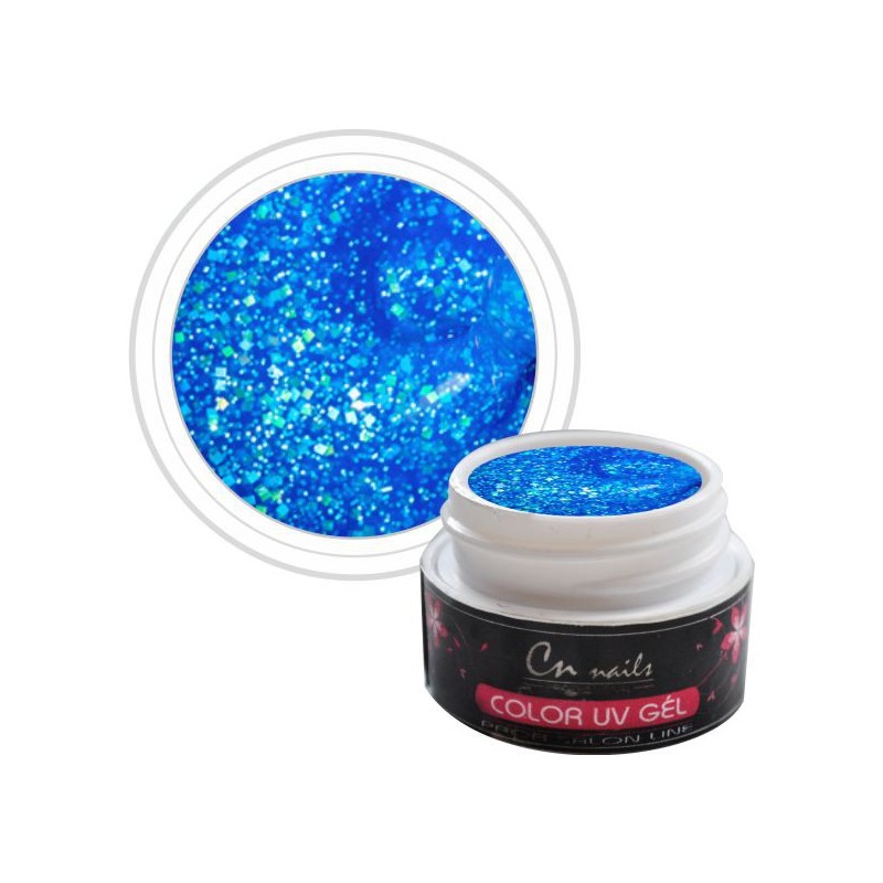 Glitter NR.409 Barebný uv gél 5ml CN nails