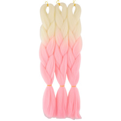 Kanekalon Perlova blond - Baby pink