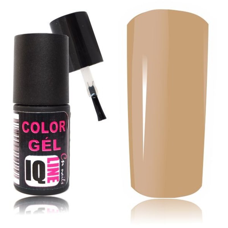 6. Cafe Latte IQ gél 2v1  IQ gél 2v1 Color gél + Gél lak