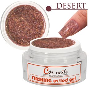 Stavebný gél na nechty Flashing Desert