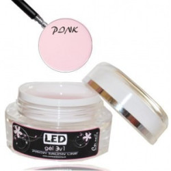 LED gél jednofázový pink 30ml