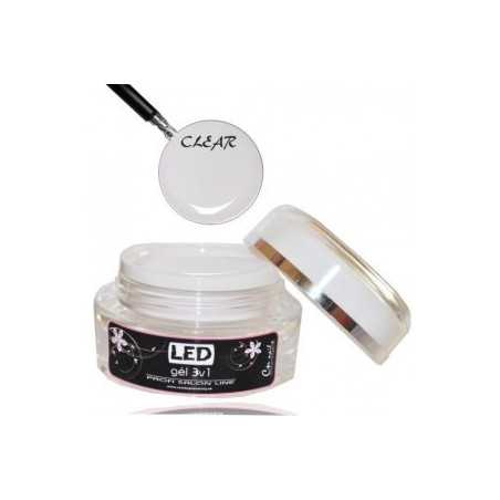 LED gél jednofázový clear 50ml