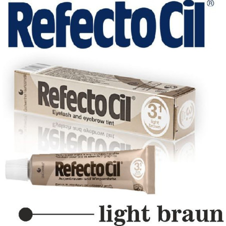 Barva na obočí a řasy Refectocil - světle hnědá 15ml Refectocil