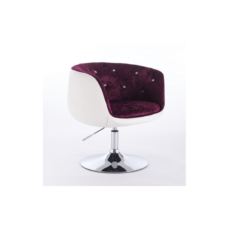 Kreslo Aurora Velur Mix Violet Kreslo Aurora Velur Mix Violet