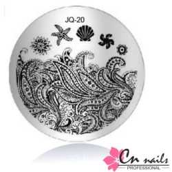 JQ-20 Šablóna na pečiatkovanie CN nails
