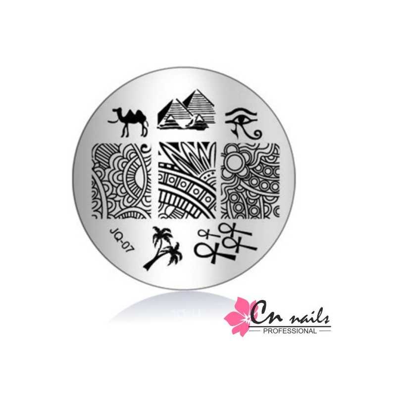 JQ-07 Šablóna na pečiatkovanie CN nails