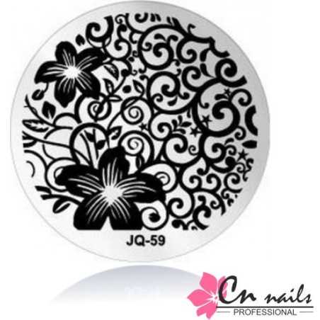 JQ-59 Šablóna na pečiatkovanie CN nails