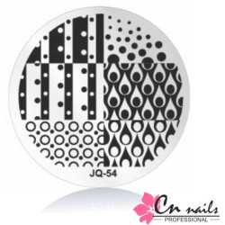 JQ-54 Šablóna na pečiatkovanie CN nails