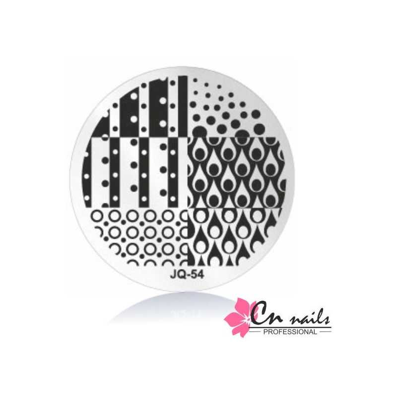 JQ-54 Šablóna na pečiatkovanie CN nails