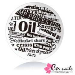 JQ-72 Šablóna na pečiatkovanie CN nails