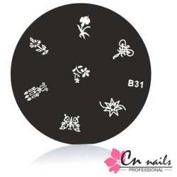B-31 Šablóna na pečiatkovanie CN nails